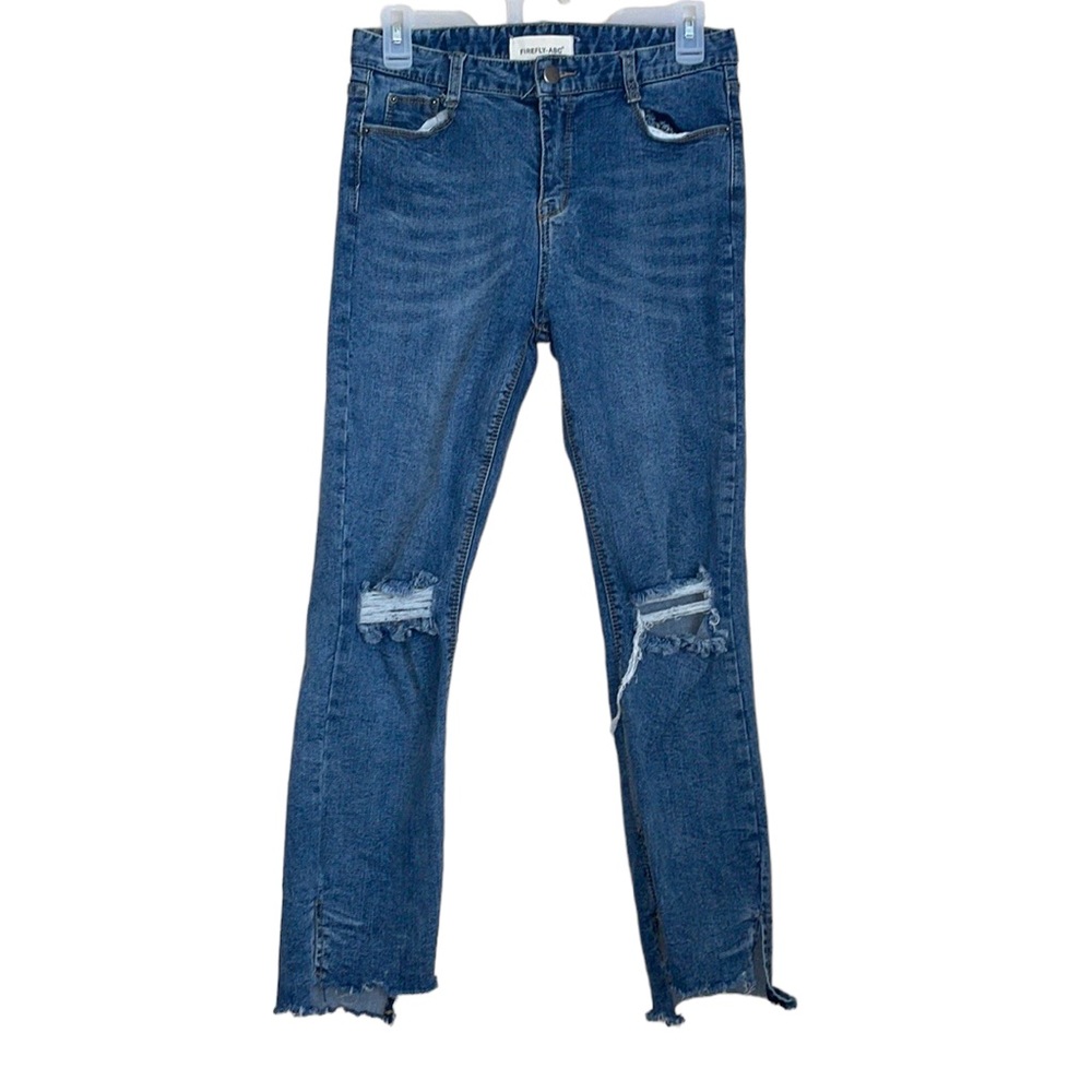 FIREFLY-ABC Women’s Skinny High Rise Distressed Jeans